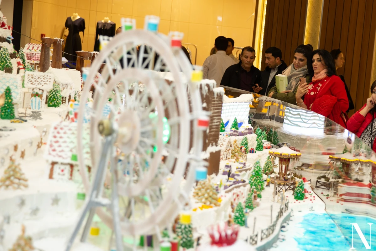 Dekabrın 6-da Port Baku Mall-da Gingerbread City sərgisi açıldı - VİDEO