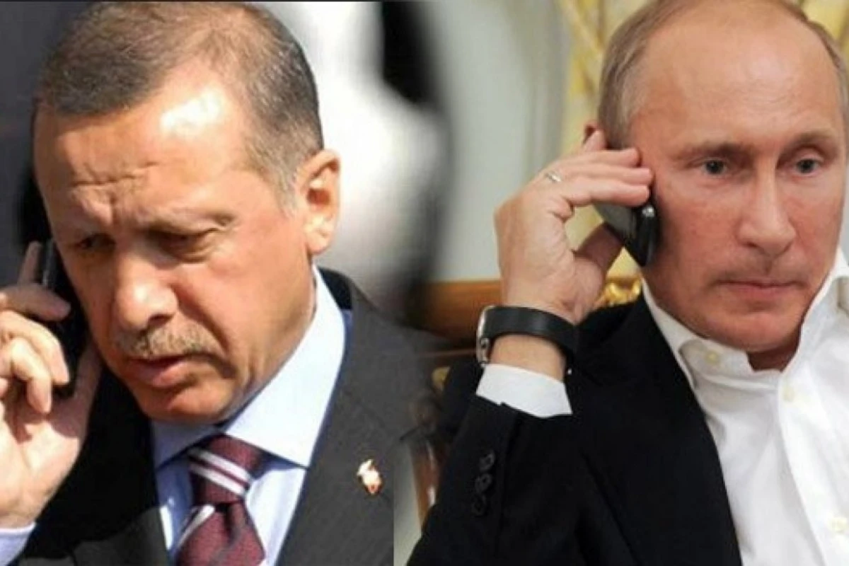 Ərdoğanla Putin arasında telefon danışığı olub