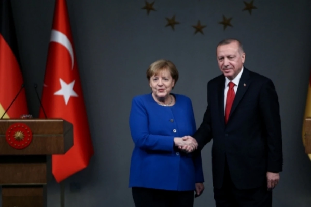 Ərdoğan və Merkel birgə mətbuat konfransı keçiriblər