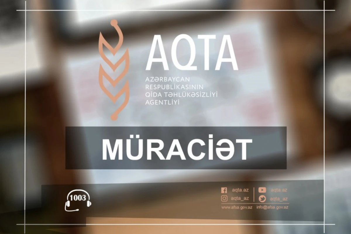 AQTA əhaliyə koronavirusla bağlı MÜRACİƏT ETDİ - Ehtiyatlı olun!