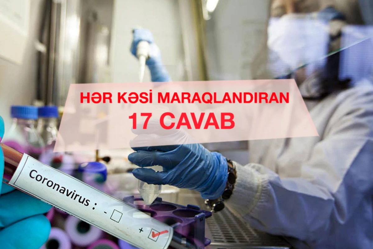 Koronavirusla bağlı hər kəsi maraqlandıran 17 CAVAB - VİDEO