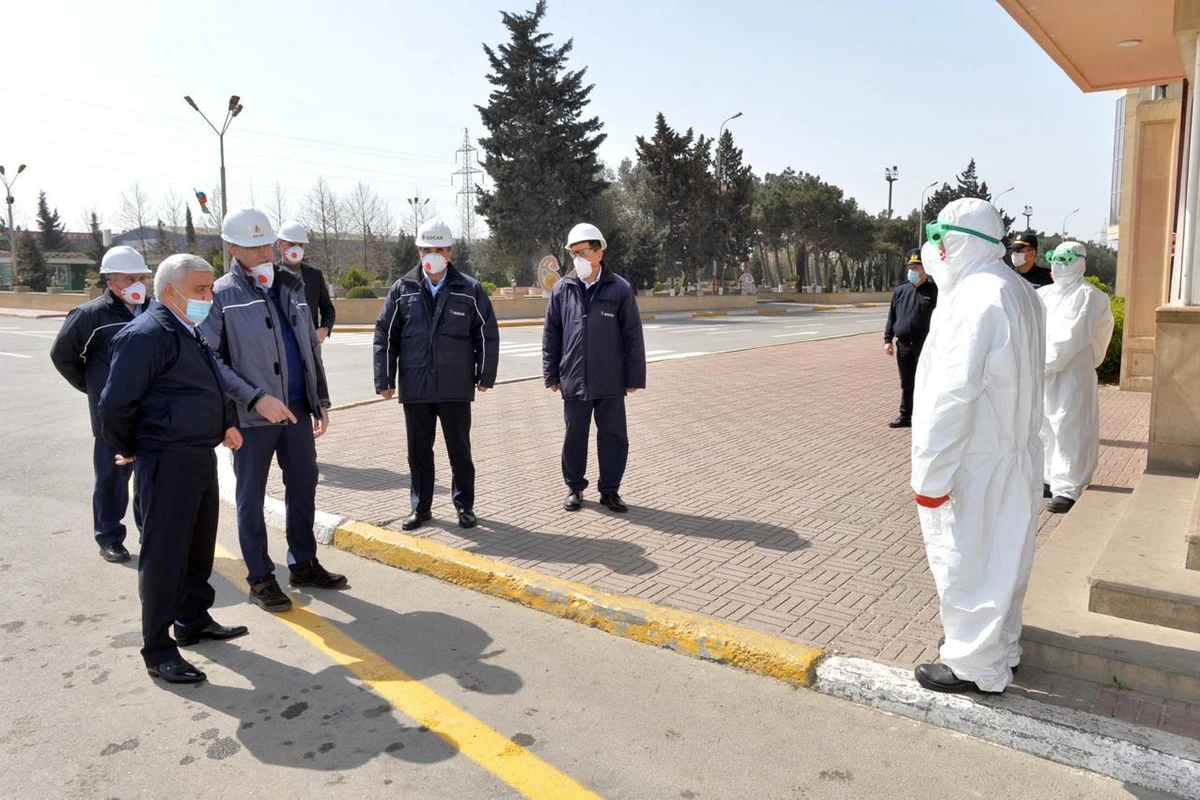 SOCAR prezidenti Heydər Əliyev adına Neft Emalı Zavodunda olub