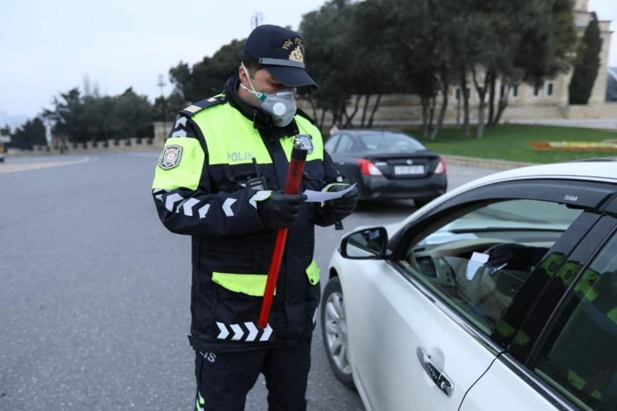 Karantini pozduğuna görə cərimələnən sürücülərin sayı açıqlandı