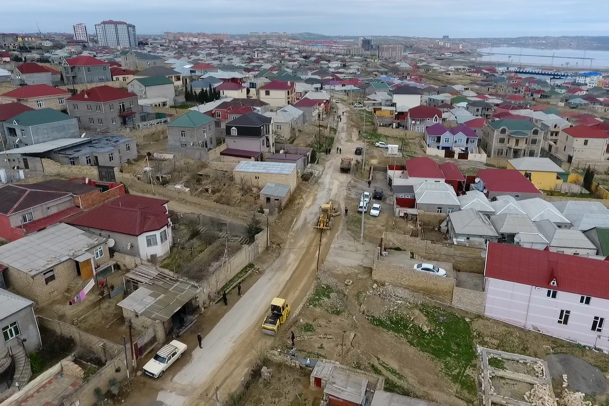 Abşeronda böyük tikinti - 23 küçə və yol təmir olunur - FOTO