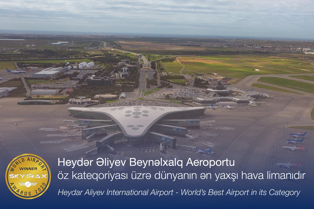 Heydər Əliyev Beynəlxalq Aeroportu – öz kateqoriyası üzrə dünyanın ən yaxşı hava limanıdır