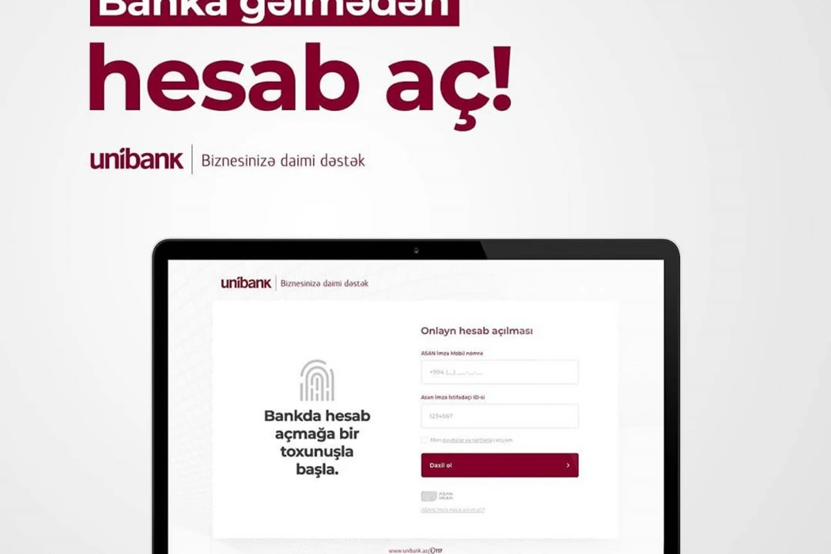 Karantin dövründə 100-dək sahibkar Unibankda onlayn hesab açıb