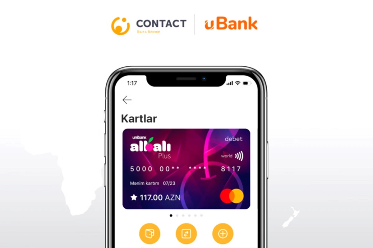 uBankdan yeni imkan: Sizə “Contact” ilə göndərilən pulu banka getmədən alın!