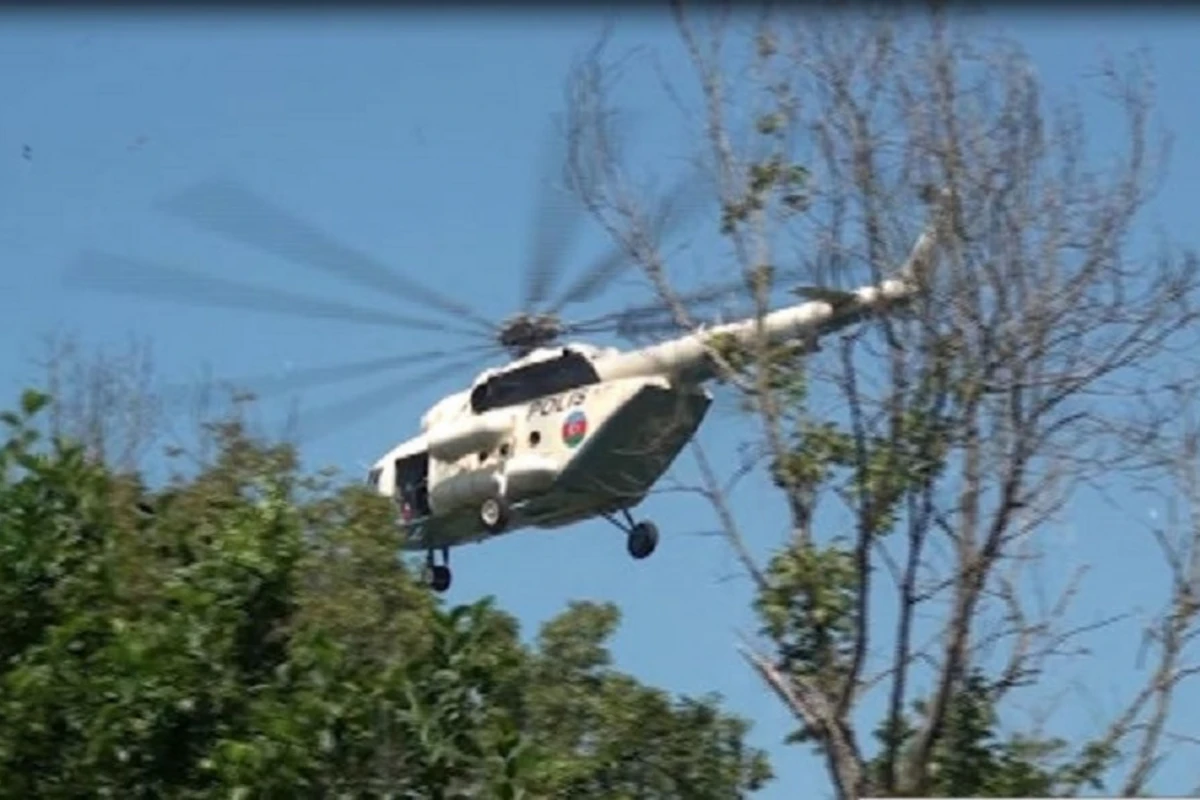 Azərbaycanda xüsusi əməliyyat: Narkobaron helikopterin müşayiəti ilə tutuldu - FOTO/VİDEO