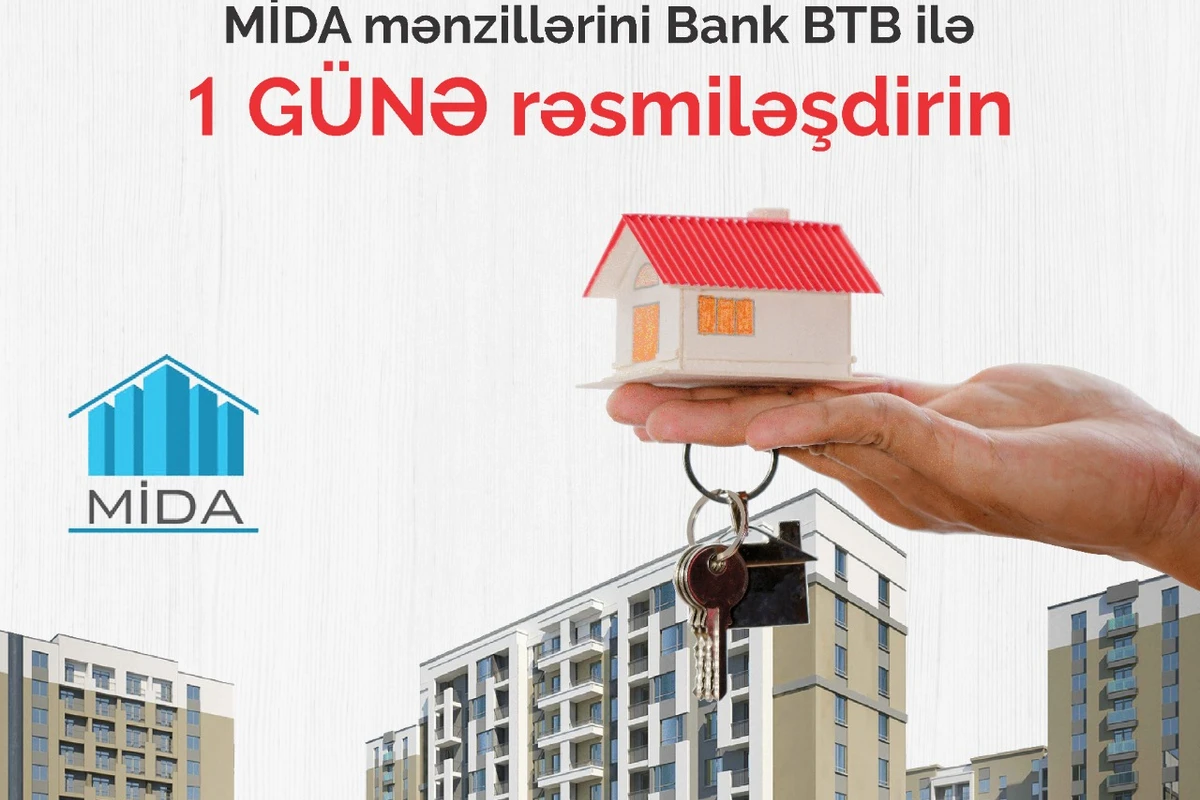 Vətəndaşlar güzəştli mənzillərin kreditləşməsini Bank BTB-yə etibar edir