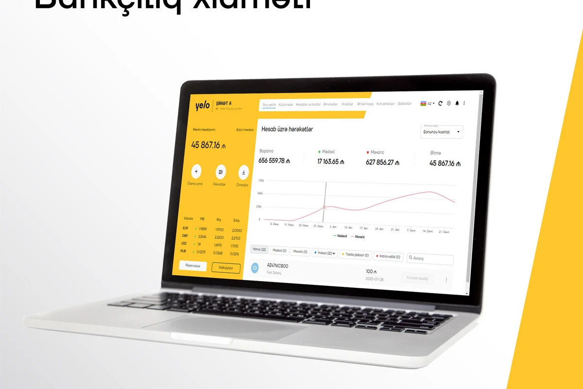 Yelo Bank yeni İnternet bankçılıq xidmətini istifadəyə verdi