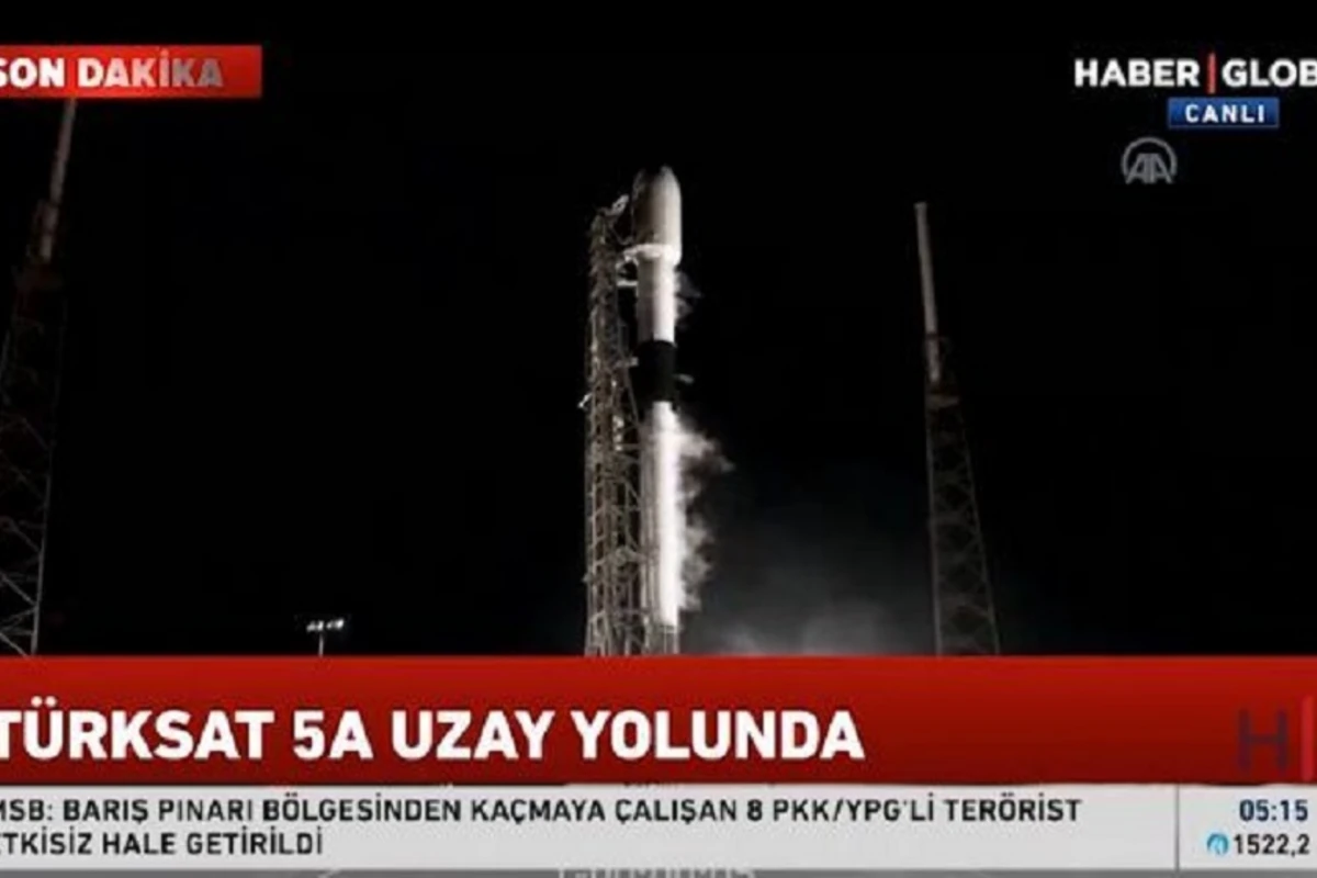 Türkiyə “Türksat 5A” peykini kosmosa göndərdi - VİDEO