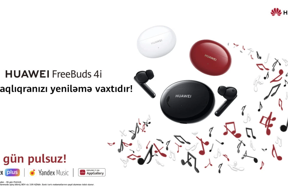 “HUAWEI” şirkəti HUAWEI FreeBuds 4i simsiz qulaqcıqlarını təqdim edir - VİDEO