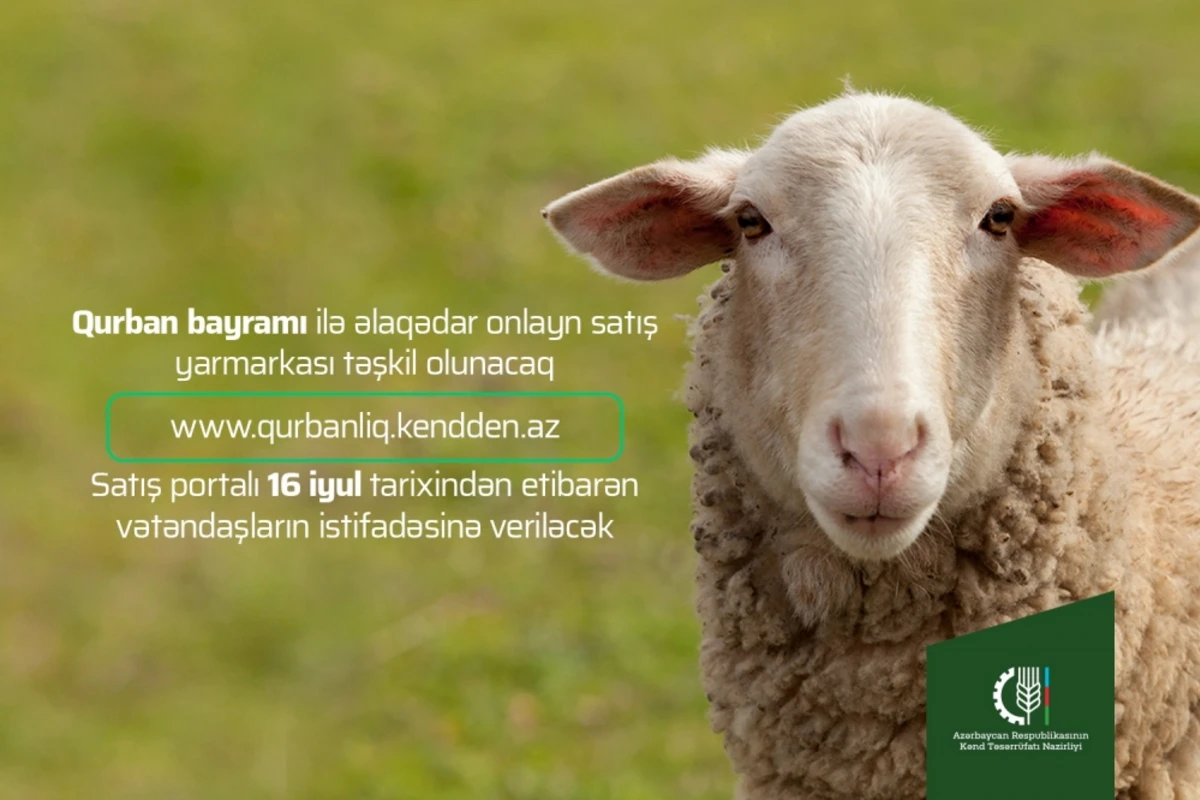 Qurban bayramı ilə əlaqədar onlayn satış yarmarkası təşkil olunacaq