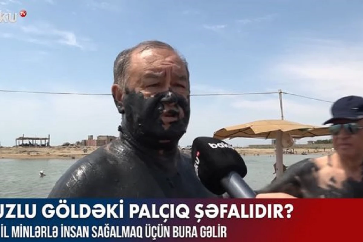 Duzlu göldəki palçıq şəfalıdır? - VİDEO