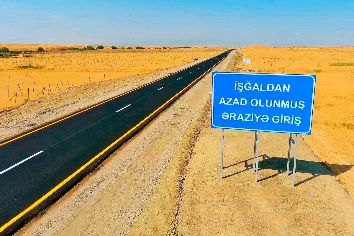 “Zəfər Yolu”nun inşası tamamlanmaq üzrədir - FOTO