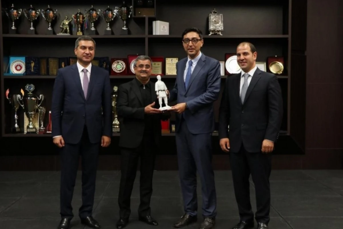 Fərid Qayıbov cüdo federasiyasının fəaliyyəti və Bakı Olimpiya Stadionu ilə tanış olub