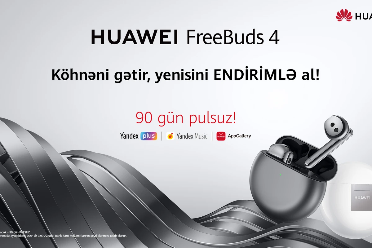 Əlavə səs-küydən uzaq, təmiz səs - Huawei ilə rahatlığı eşit