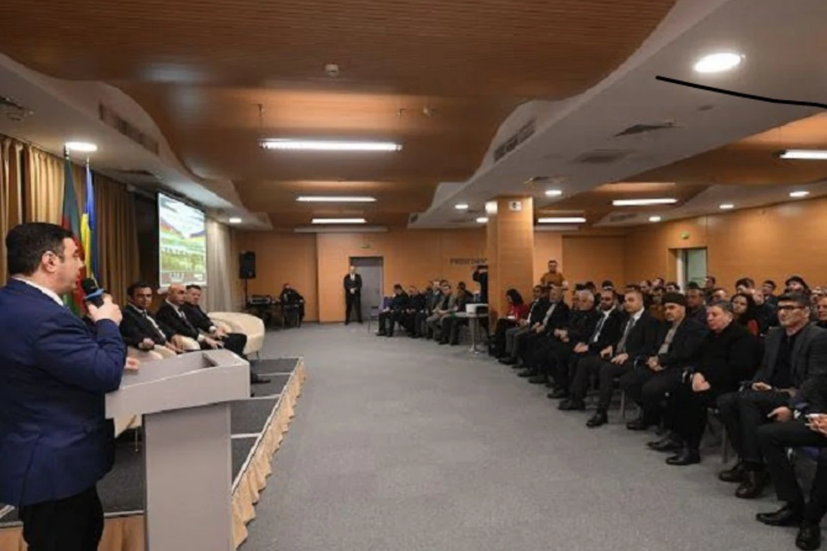 Kiyevdə Ukrayna azərbaycanlıları ilə görüş keçirilib - FOTO