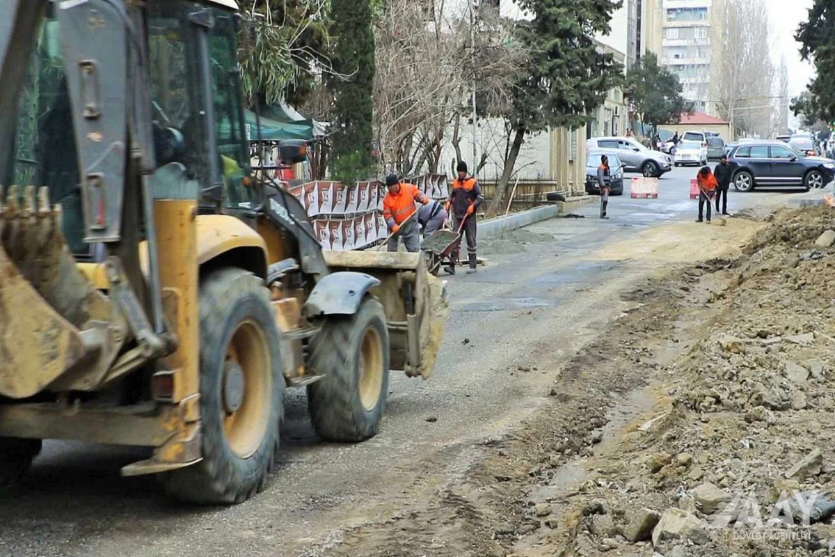 Bakıda 6 küçədə təmir işlərinə start verilib