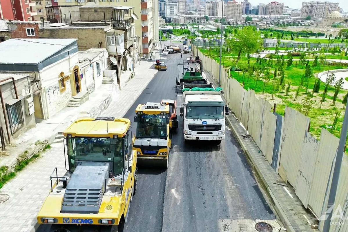 Bakının Yasamal rayonunda 4 küçə yenidən qurulur - FOTO/VİDEO