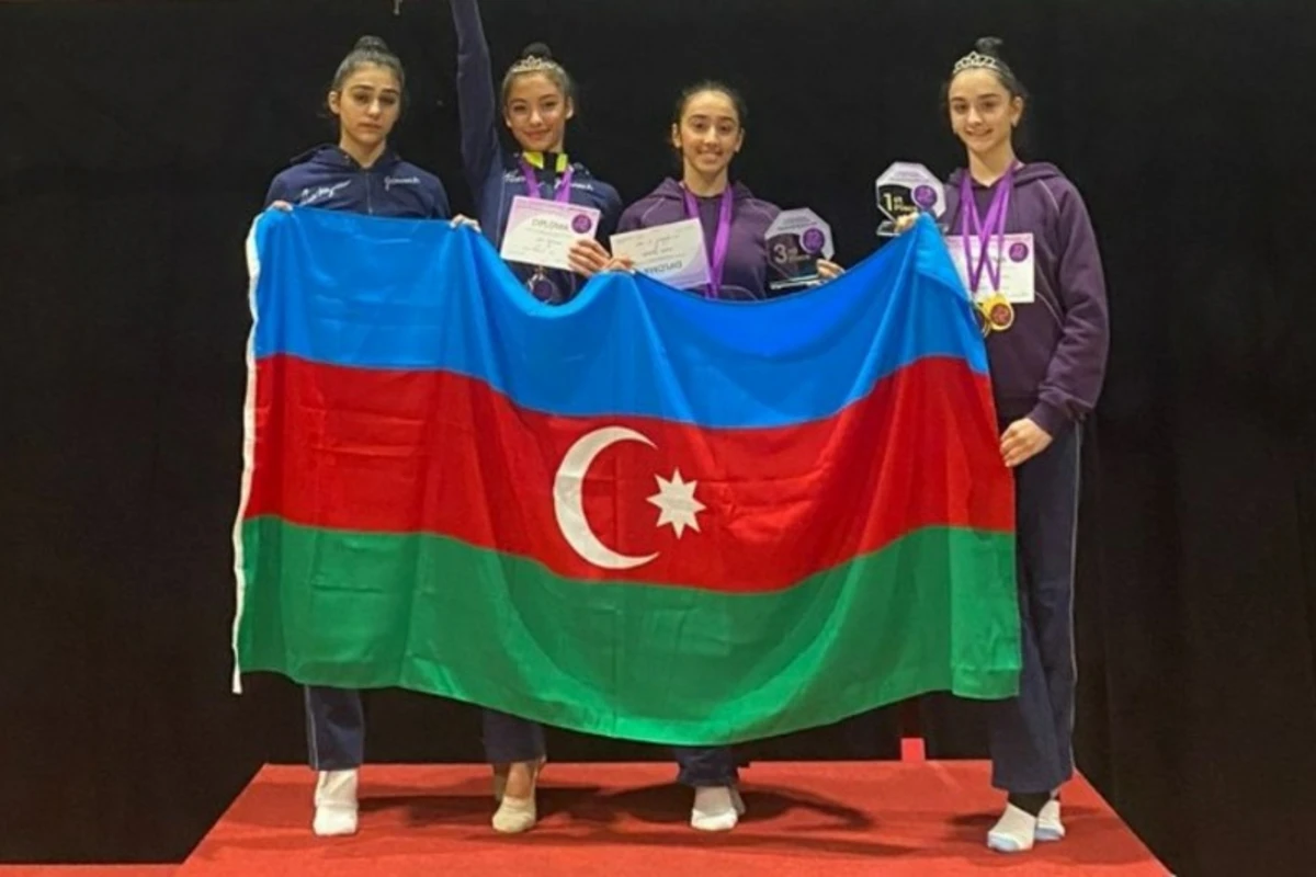 Azərbaycanın iki bədii gimnastı beynəlxalq turnirdə qızıl medal qazanıb