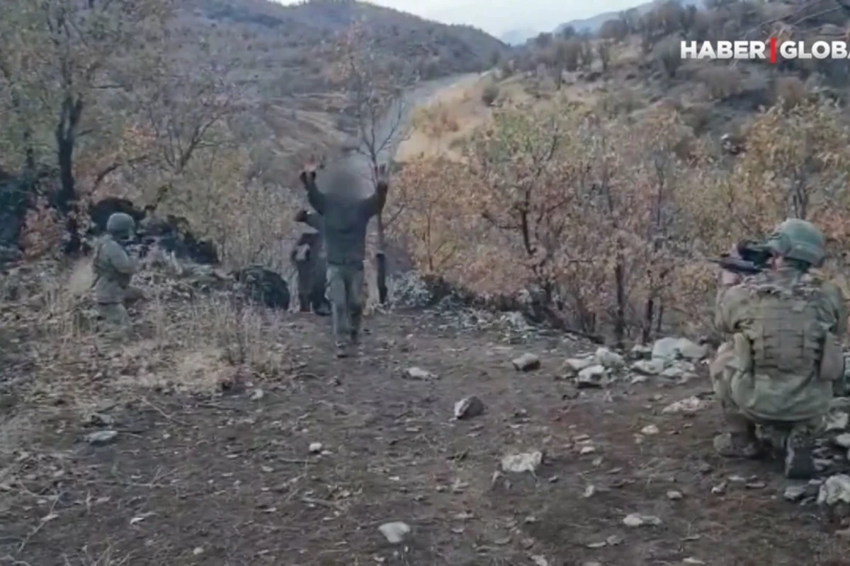 PKK terrorçuları Türkiyə ordusuna təslim oldular - VİDEO