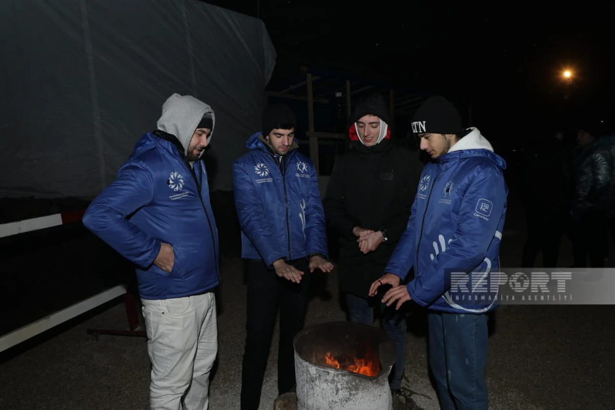 Xankəndi-Laçın yolundakı aksiya iştirakçılarına yüksək səviyyədə şərait yaradılıb - FOTO