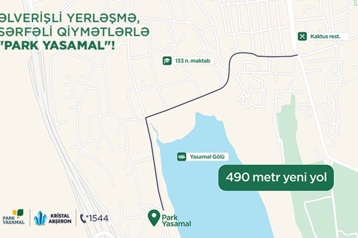 Əlverişli yerləşmə və sərfəli qiymətlərlə mənzillər Park Yasamalda! - FOTO/VİDEO