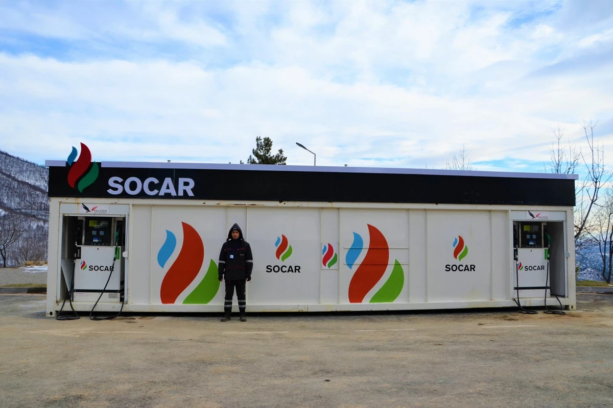 Laçında SOCAR brendli yanacaqdoldurma stansiyası istifadəyə verilib - FOTO