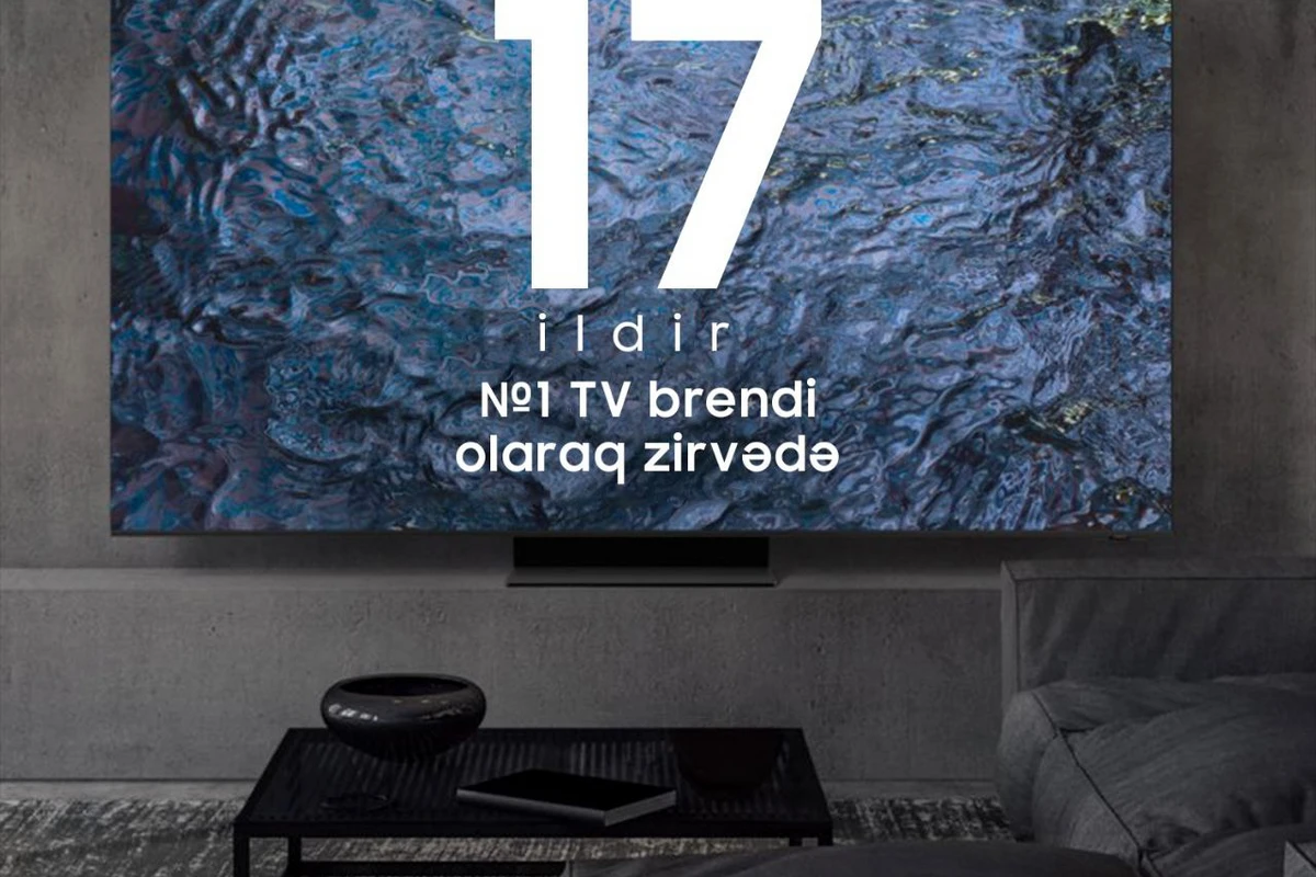 Samsung 17-ci ildir ki, qlobal TV bazarına liderlik edir