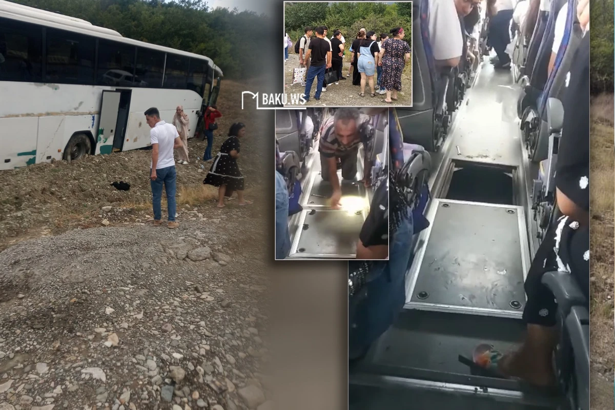 Şamaxıda turistləri daşıyan avtobusla bağlı ŞOK FAKT - Qəzalı vəziyyətdə imiş... - VİDEO - YENİLƏNİB