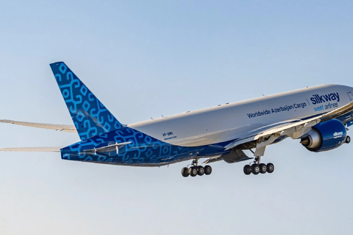 Silk Way West Airlines yeni Boeing 777F təyyarəsi ilə İstanbula ilk kommersiya uçuşunu həyata keçirdi