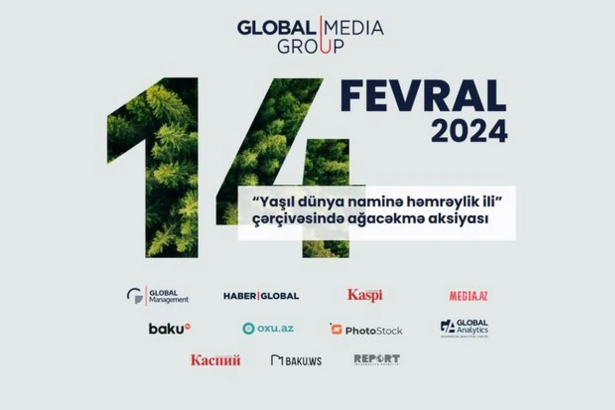 “Global Media Group” “Yaşıl dünya naminə həmrəylik ili” çərçivəsində ağacəkmə aksiyası keçirib - FOTO