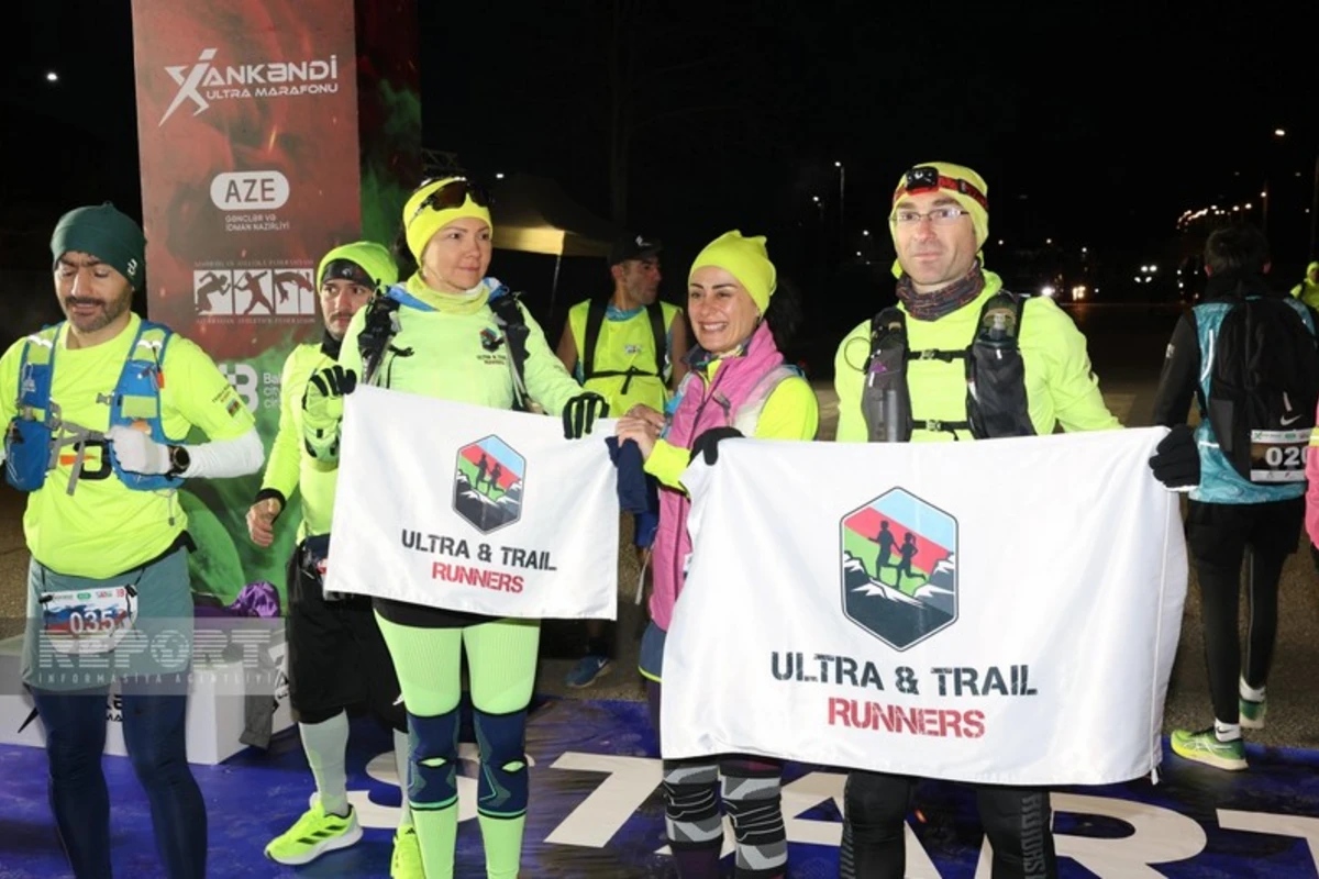 Azərbaycanda ilk dəfə Xankəndi - Bakı ultra marafonu start götürüb - FOTO