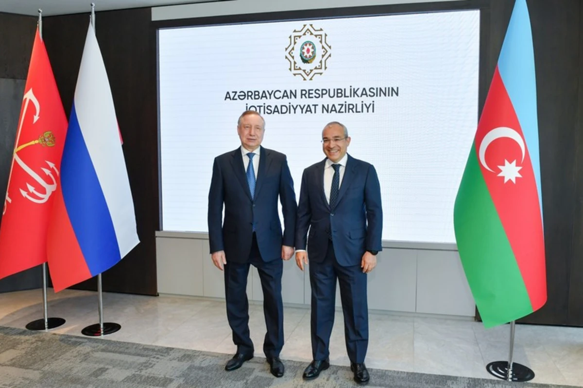 Mikayıl Cabbarov Sankt-Peterburqun qubernatoru ilə görüşüb: Əməkdaşlıq genişləndirilir - YENİLƏNİB + FOTO