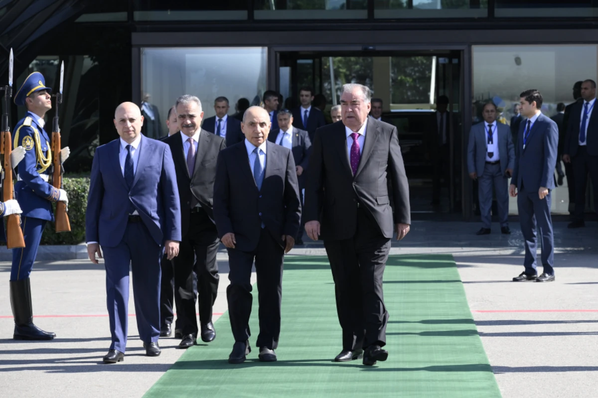 Emoməli Rəhmonun Azərbaycana səfəri başa çatdı - FOTO