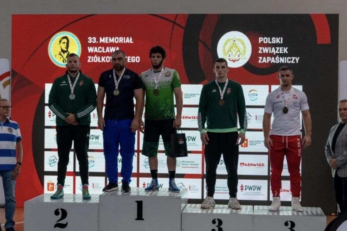 Azərbaycan güləşçiləri Polşada keçirilən beynəlxalq turnirdə 3 medal qazanıb