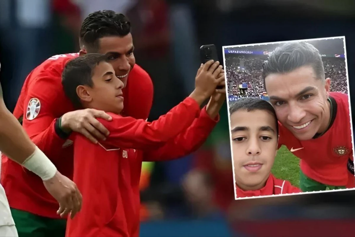 Stadiona girərək Ronaldo ilə şəkil çəkdirən 10 yaşlı Berata AĞIR CƏZA - FOTO