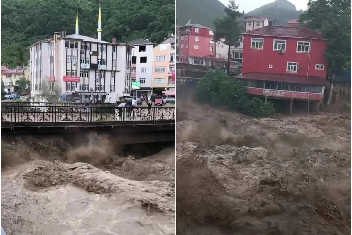 Türkiyənin iki şəhərinə sel gəldi, ölənlər var - FOTO/VİDEO