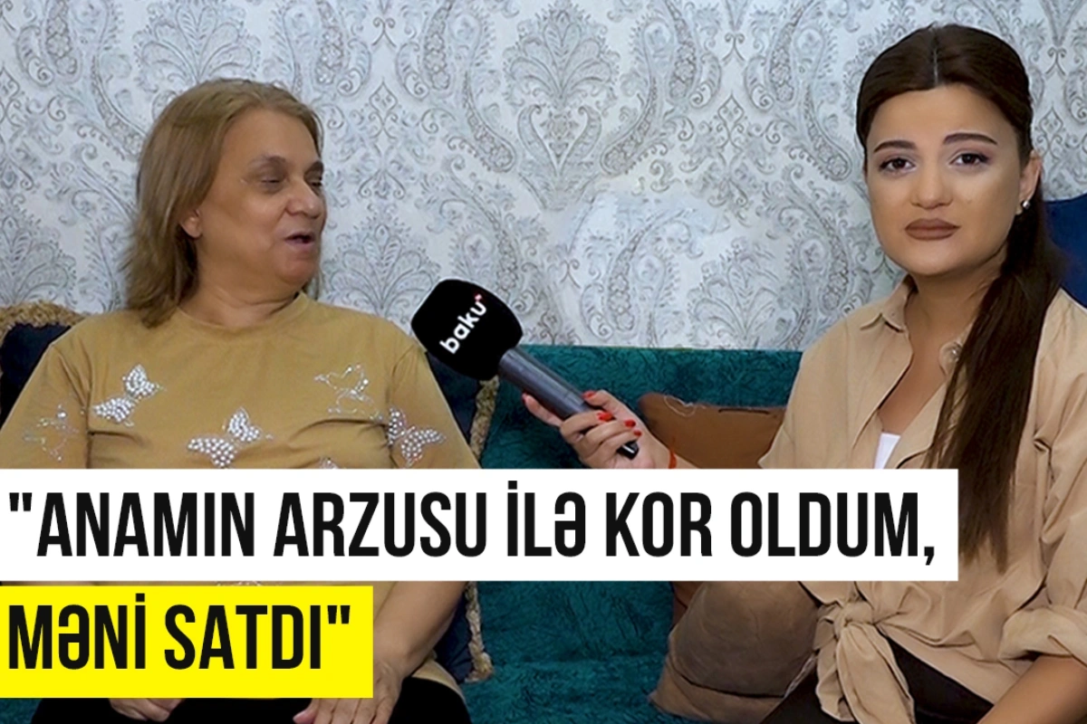 12 bacı-qardaşı ölən görmə məhdudiyyətli qadın