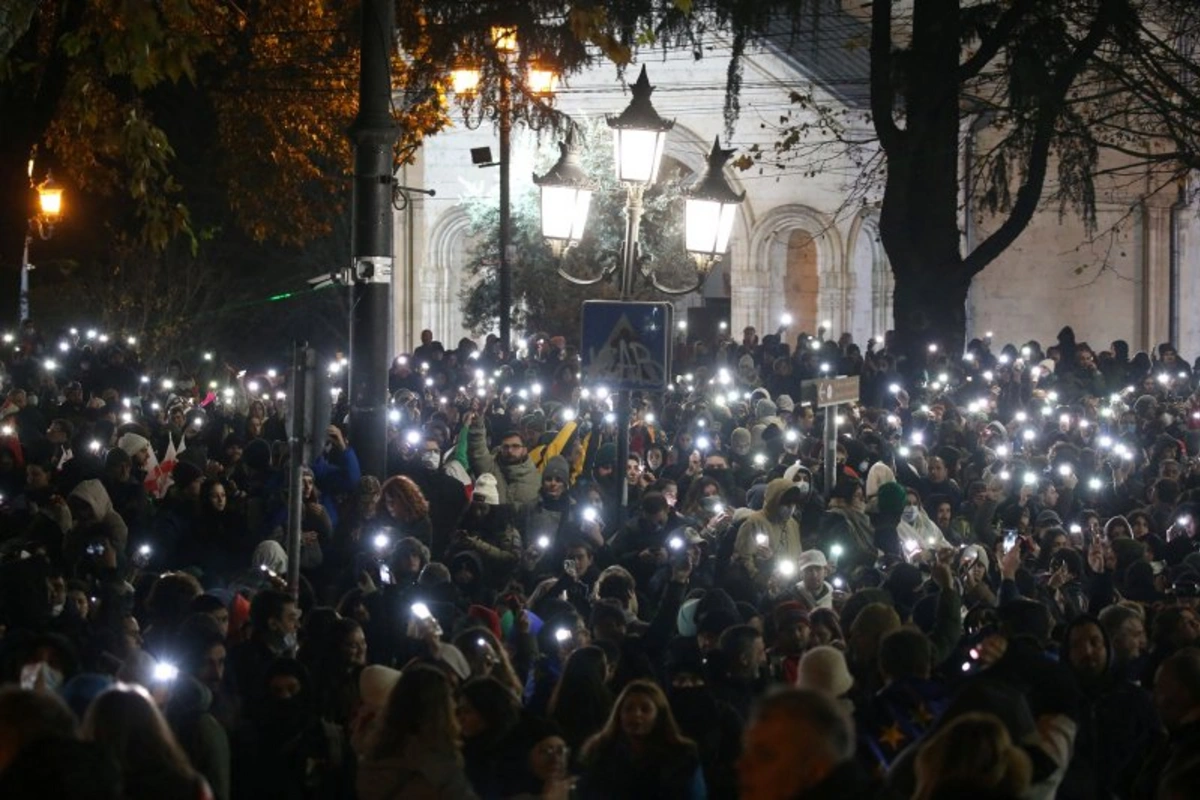 Gürcüstandakı aksiyalarda 15 nəfər saxlanılıb