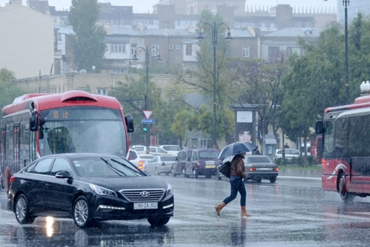 Hava proqnozu: Sabah Bakıda yağış yağacaq