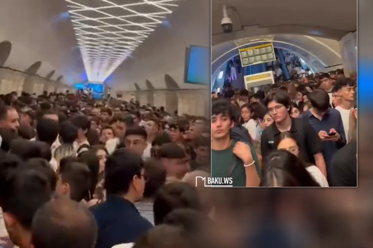 Dərs ili başladıqdan sonra metroda yaranmış DƏHŞƏTLİ SIXLIQ