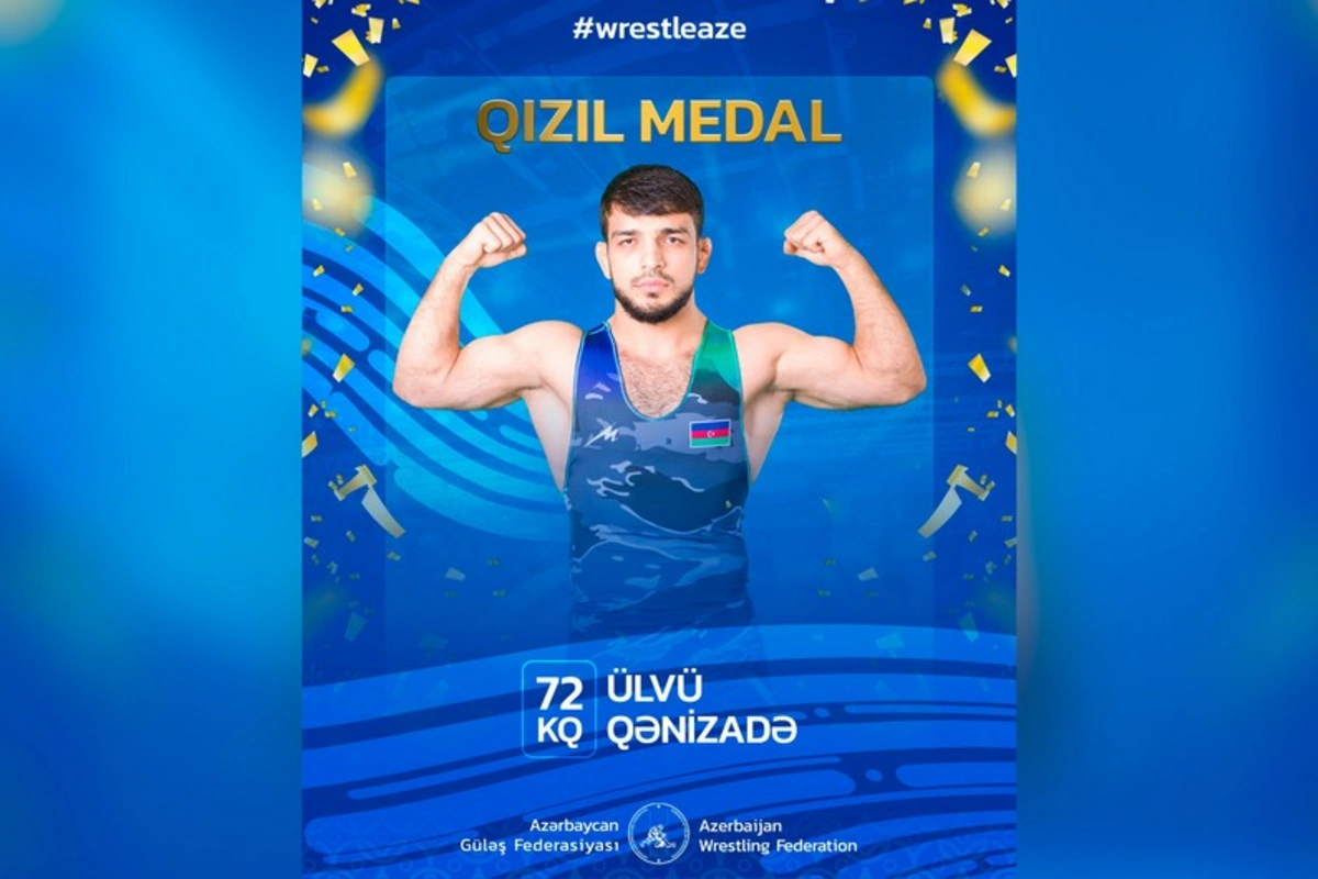 Azərbaycanın üç yunan-Roma güləşçisi dünya çempionatında qızıl medal qazanıb