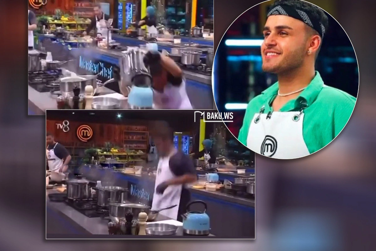 MasterChef Türkiyedə qaynar qazan iştirakçının üzərinə aşdı - ANBAAN GÖRÜNTÜ