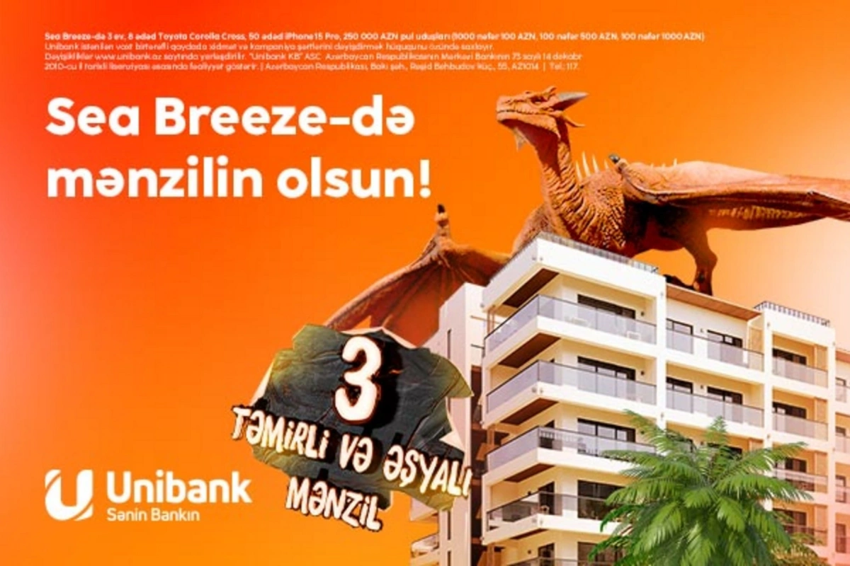 Unibankın Əjdaha lotereyasındakı 3 mənzili kimlər qazanacaq?