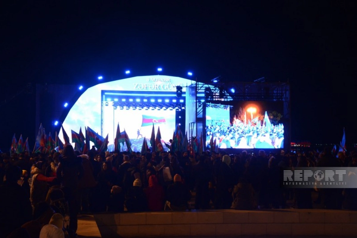 Bakıda Milli Parkdakı konsert proqramı möhtəşəm atəşfəşanlıqla yekunlaşıb