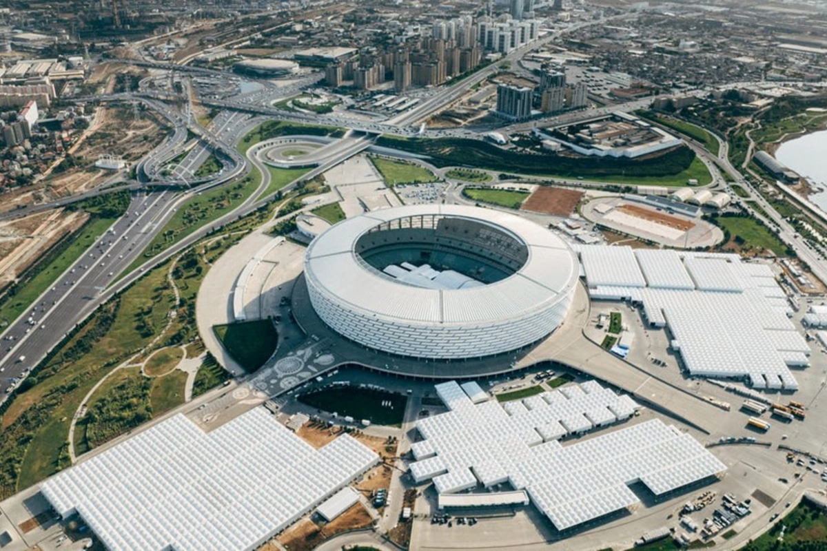 COP29-un keçiriləcəyi Bakı Stadionunda inşaat işlərinin 99 faizi tamamlanıb