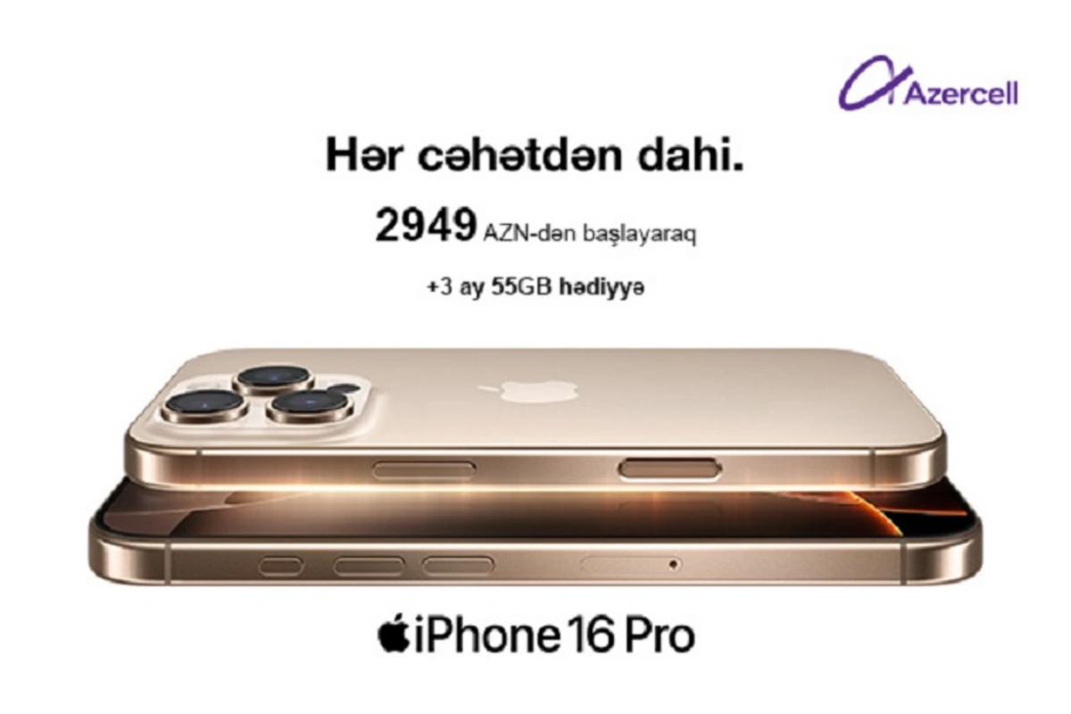 Azercell iPhone 16nı təqdim edir