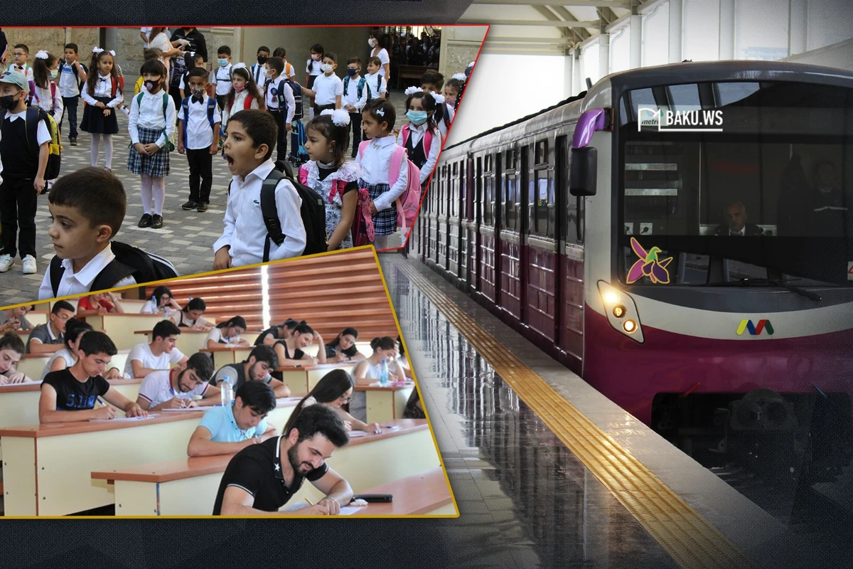 Yeni tədris ilindən metroda hansı dəyişiklər olacaq? – RƏSMİ AÇIQLAMA